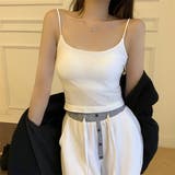 カップ付きチューブトップ【韓国ファッション】 | Girly Doll | 詳細画像4