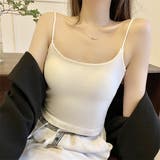 カップ付きチューブトップ【韓国ファッション】 | Girly Doll | 詳細画像5