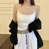 カップ付きチューブトップ【韓国ファッション】 | Girly Doll | 詳細画像7
