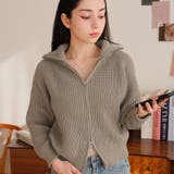 モカ | ニットカーディガン【韓国ファッション】 | Girly Doll