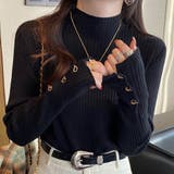 ブラック | ニットセーター | Girly Doll