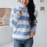 ブルー | ニットセーター【韓国ファッション】 | Girly Doll