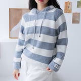 ネイビー | ニットセーター【韓国ファッション】 | Girly Doll