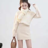 アイボリー | ニットセットアップ | Girly Doll