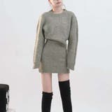 グレー | ニットセットアップ | Girly Doll