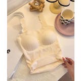 アイボリー | 裏起毛キャミソール | Girly Doll