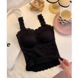 ブラック | 裏起毛キャミソール | Girly Doll
