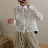 ホワイト | レースシャツ | Girly Doll
