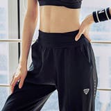 レディース 反射デザインハイウエストフィットネスヨガスウェットパンツ | Girly Doll | 詳細画像14