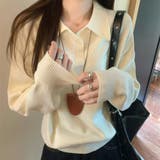 アイボリー | ニットセーター | Girly Doll