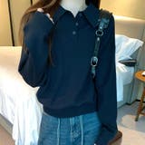 ネイビー | ニットセーター | Girly Doll