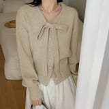 ベージュ | ニットカーディガン | Girly Doll