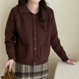 ブラウン | カーディガン | Girly Doll