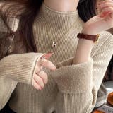 ベージュ | ニットセーター | Girly Doll