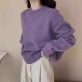 パープル | ニットセーター | Girly Doll
