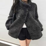 ダークグレー | フェイクファーコート | Girly Doll