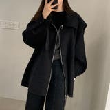 ブラック | ハーフコート | Girly Doll