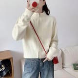 アイボリー | ニットカーディガン | Girly Doll