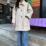 アイボリー | ハーフコート | Girly Doll