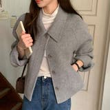 ライトグレー | ショートコート | Girly Doll