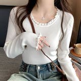 ホワイト | ニットセーター | Girly Doll