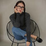 ボーダーハイネックニット | Doula Doula | 詳細画像19 