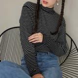 ボーダーハイネックニット | Doula Doula | 詳細画像20 