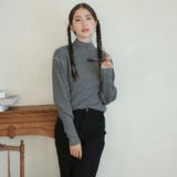 ボーダーハイネックニット | Doula Doula | 詳細画像29 