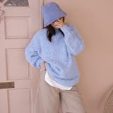 オーバーサイズクルーネックニット | Girly Doll | 詳細画像5 