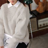 オーバーサイズクルーネックニット | Girly Doll | 詳細画像13 