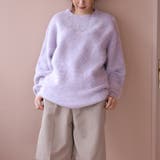 オーバーサイズクルーネックニット | Girly Doll | 詳細画像19 