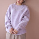 オーバーサイズクルーネックニット | Girly Doll | 詳細画像20 