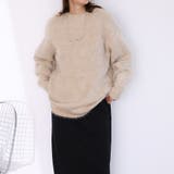 オーバーサイズクルーネックニット | Girly Doll | 詳細画像29 