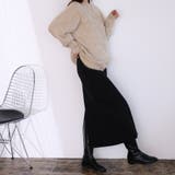 オーバーサイズクルーネックニット | Girly Doll | 詳細画像31 