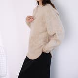 オーバーサイズクルーネックニット | Girly Doll | 詳細画像33 