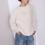 オーバーサイズクルーネックニット | Girly Doll | 詳細画像36 