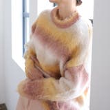 ブラウン | グラデーションニット | Doula Doula