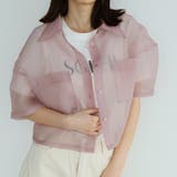 ピンク | オーガンジーWポケットシャツ | Girly Doll