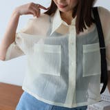 オーガンジーWポケットシャツ | Girly Doll | 詳細画像5 