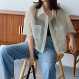 オーガンジーWポケットシャツ | Girly Doll | 詳細画像8 