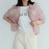 オーガンジーWポケットシャツ | Girly Doll | 詳細画像10 