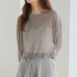 メッシュ裾ドロストプルオーバー | Doula Doula | 詳細画像11 