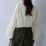 メッシュ裾ドロストプルオーバー | Doula Doula | 詳細画像12 