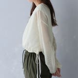 メッシュ裾ドロストプルオーバー | Doula Doula | 詳細画像15 