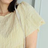 ポコポコチェックバックリボンバルーンスリーブブラウス | Doula Doula | 詳細画像2