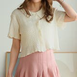 ポコポコワッシャー半袖メローシャツカーデ | Girly Doll | 詳細画像12