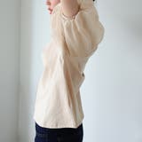 オーガンジーパフスリーブ半袖トップス | Girly Doll | 詳細画像8 