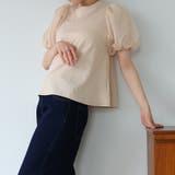 オーガンジーパフスリーブ半袖トップス | Girly Doll | 詳細画像10 