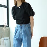 オーガンジーパフスリーブ半袖トップス | Girly Doll | 詳細画像16 