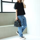 オーガンジーパフスリーブ半袖トップス | Girly Doll | 詳細画像22 